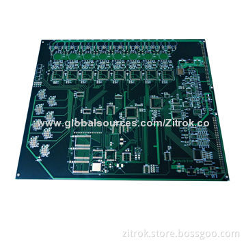 Green Solder Mask Immersion Gold Double Sided Peelable Mask PCB with UL, RoHS and SGS Marks